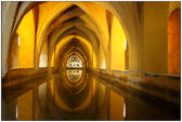        im Alcasar in Sevilla