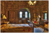 Schlafzimmer auf Burg Feistritz